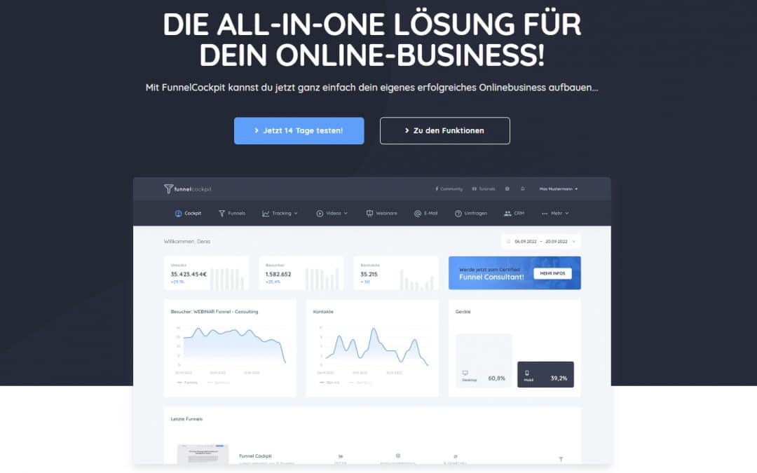 FunnelCockpit Erfahrungen