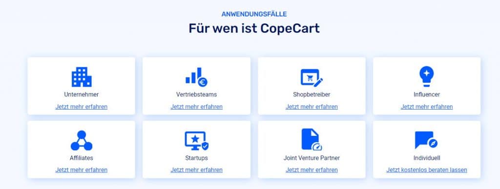 Copecart GmbH angebote und features