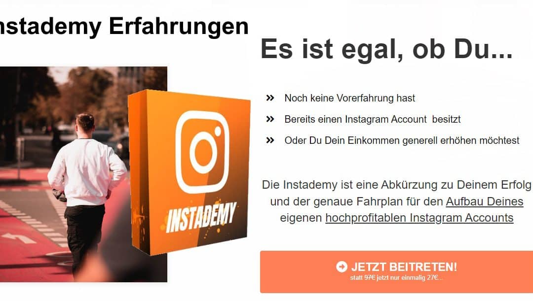 Instademy Erfahrungen und Bewertung